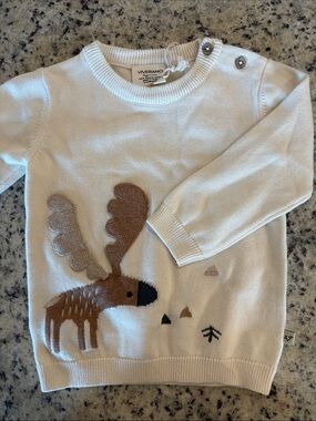 Viverano Cream Moose Knit Sweater